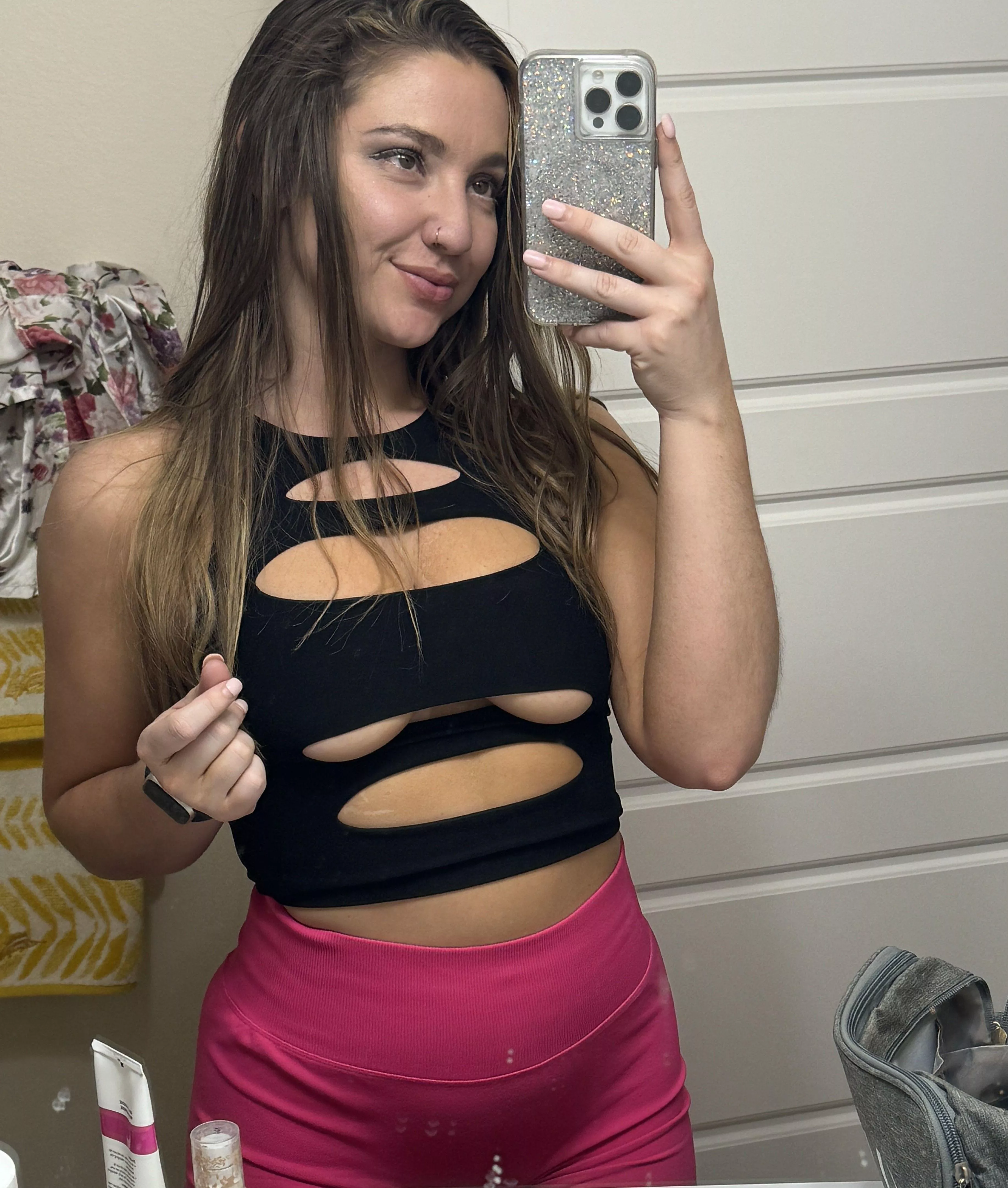 I wonder why all the men stared at me at gym