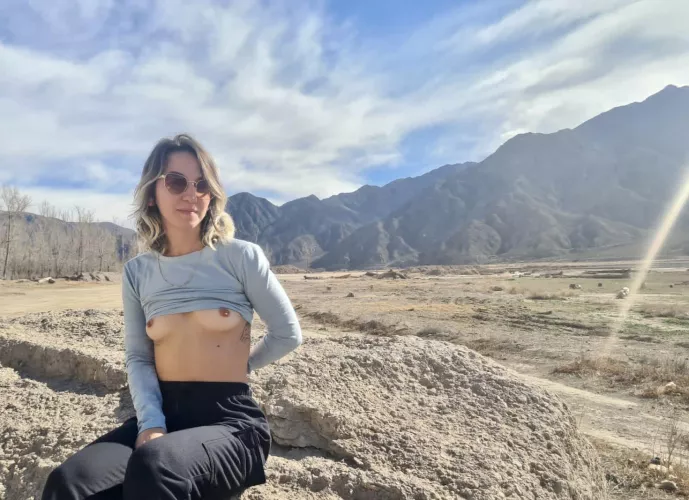 Is it weird that I like showing my little tits in public?