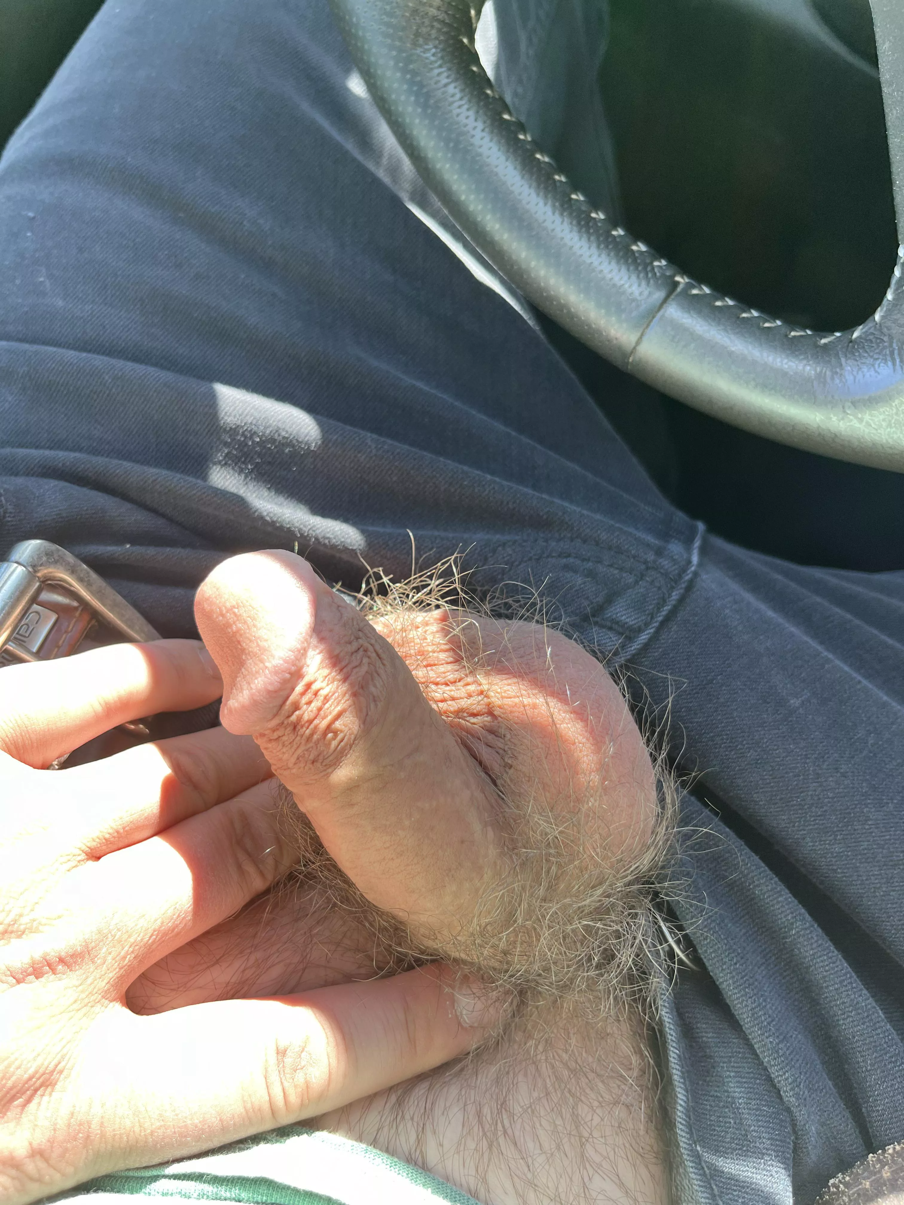 Just enjoying the sun in the truck today