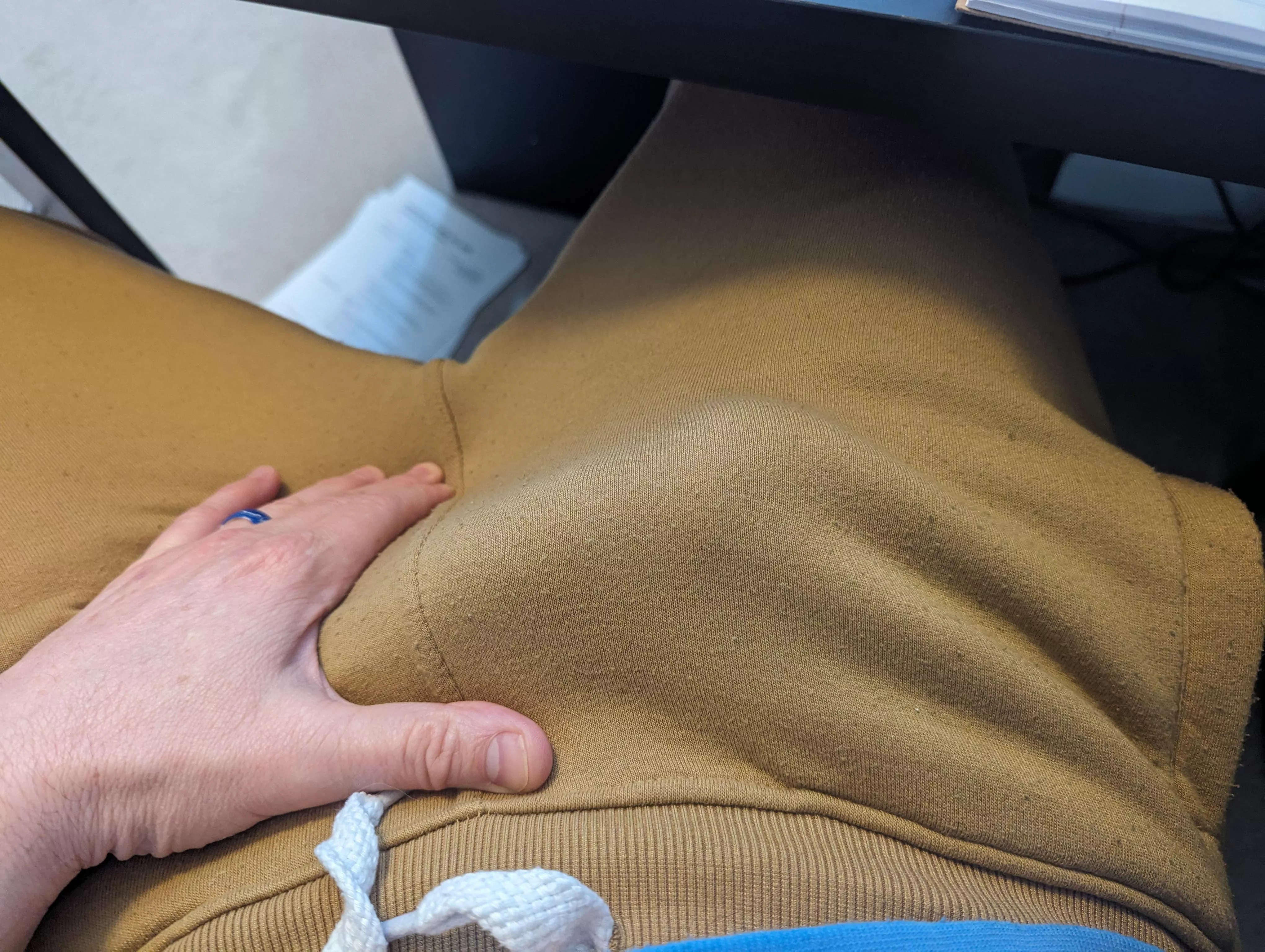 Lunch break bulge