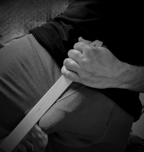 Man Hands. Bulge. Spankings