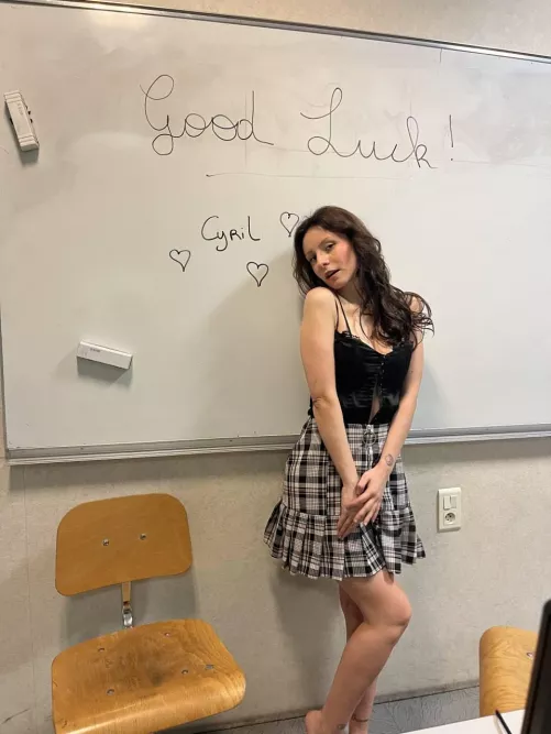 My teacher asked me if I was seducing him. We both know the answer is, 