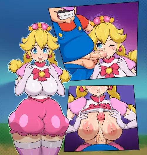 Peachette art by me(Jigoxav)