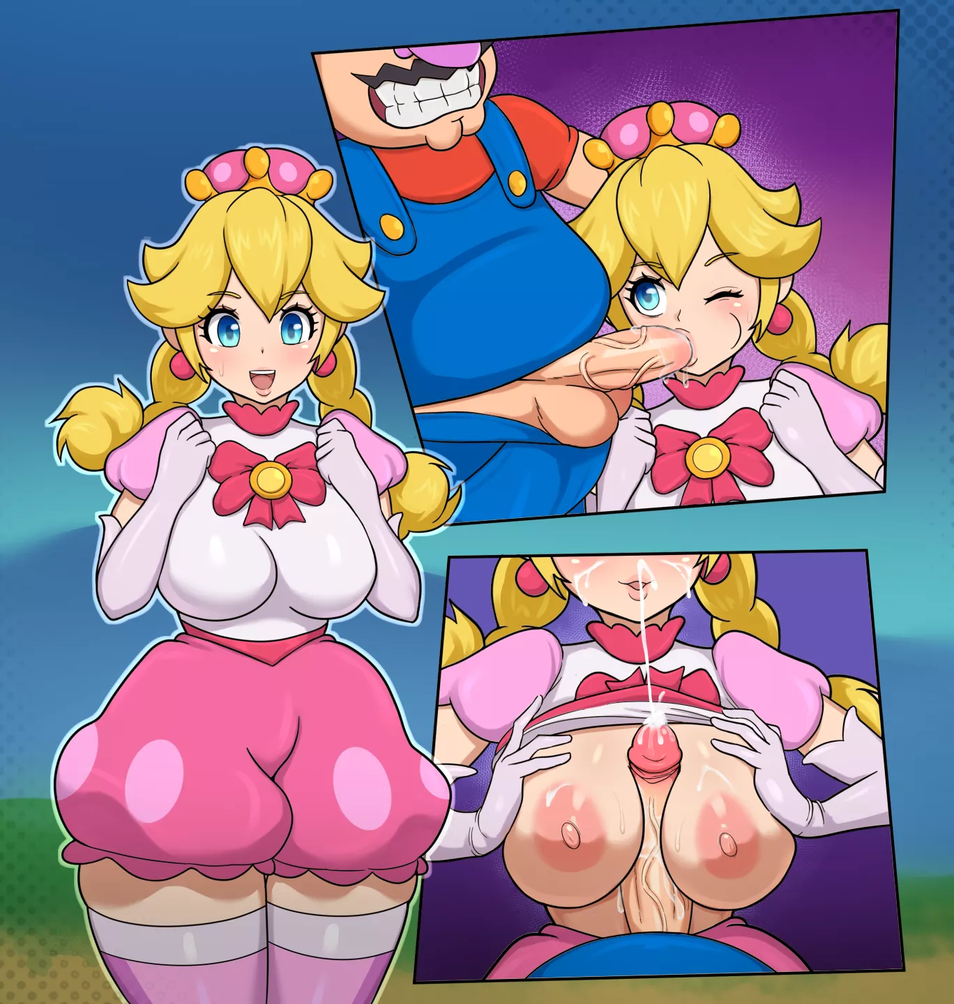 Peachette art by me(Jigoxav)
