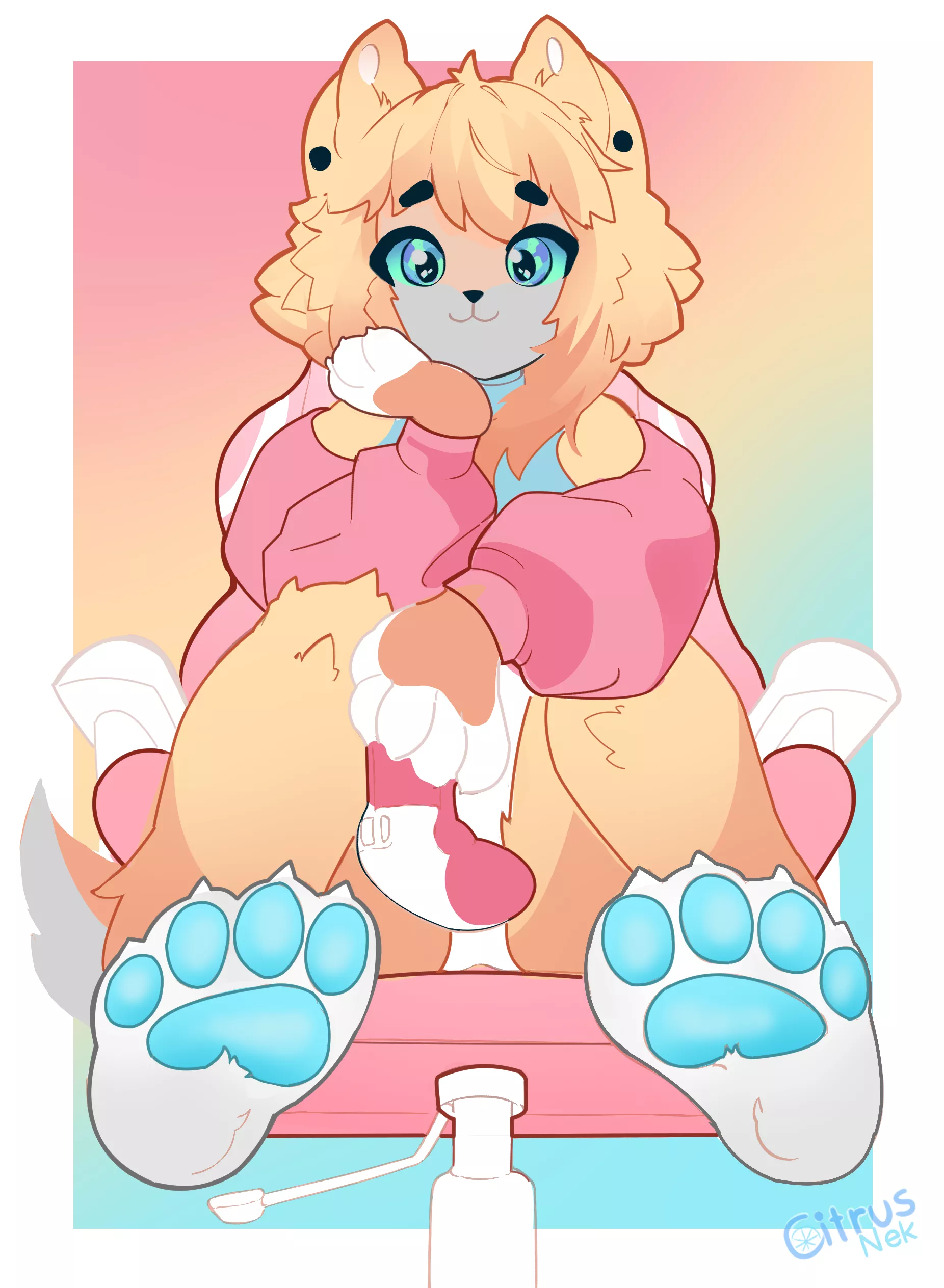 Anakoluthh Cutely Gamer (Arte By Me)