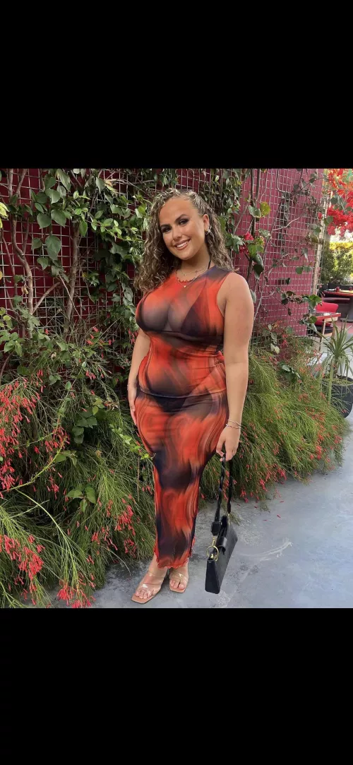 Dress doesn’t cover much 