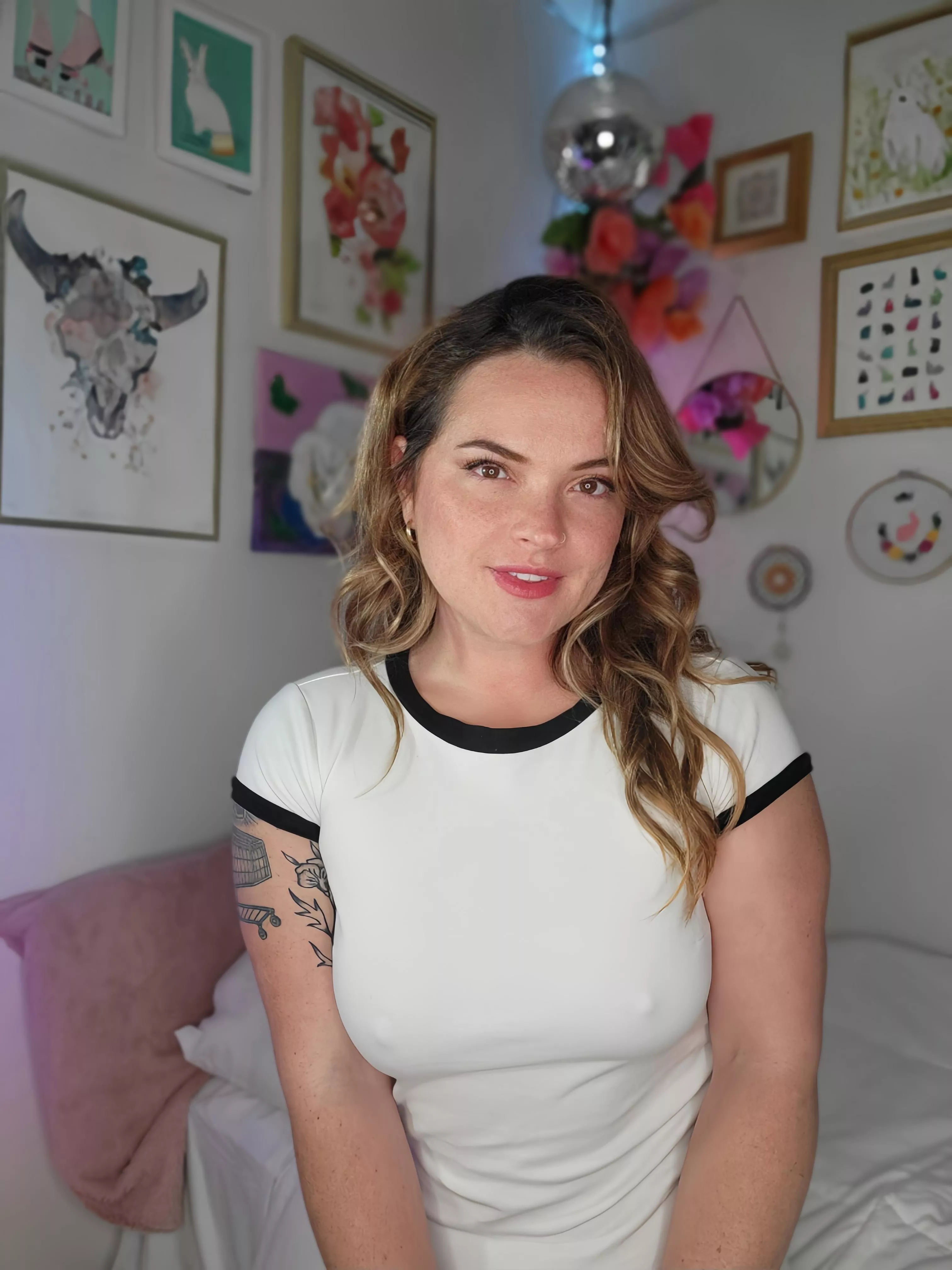 I love wearing a modest outfit that just shows a little nip