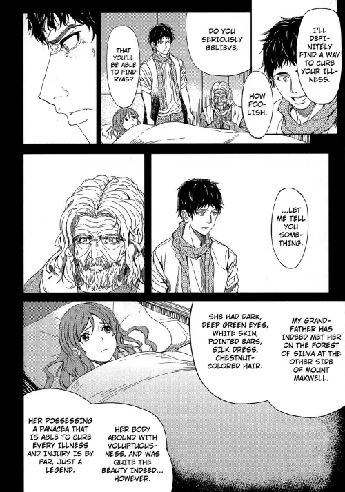 [Kosuke Haruhito] I love how stylisticly different the medicine man is rendered, it really sells his age, and that even the oldest of the village believe the magic healer is a myth.