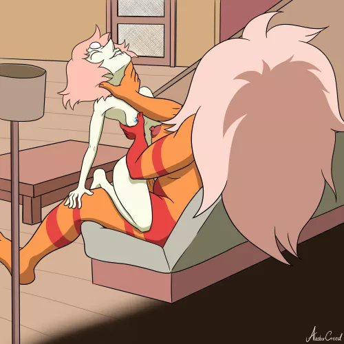 Pearl enjoying the ride (Alastor_Creed)