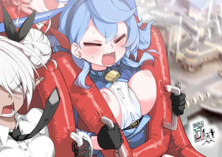 Popping out on a roller coaster 