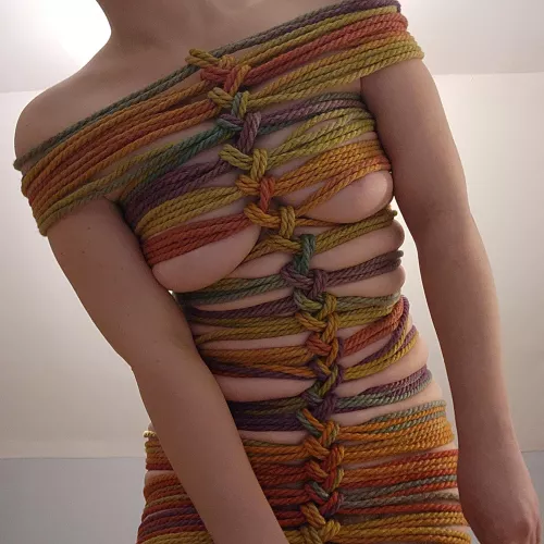 Rainbow Rope Dress