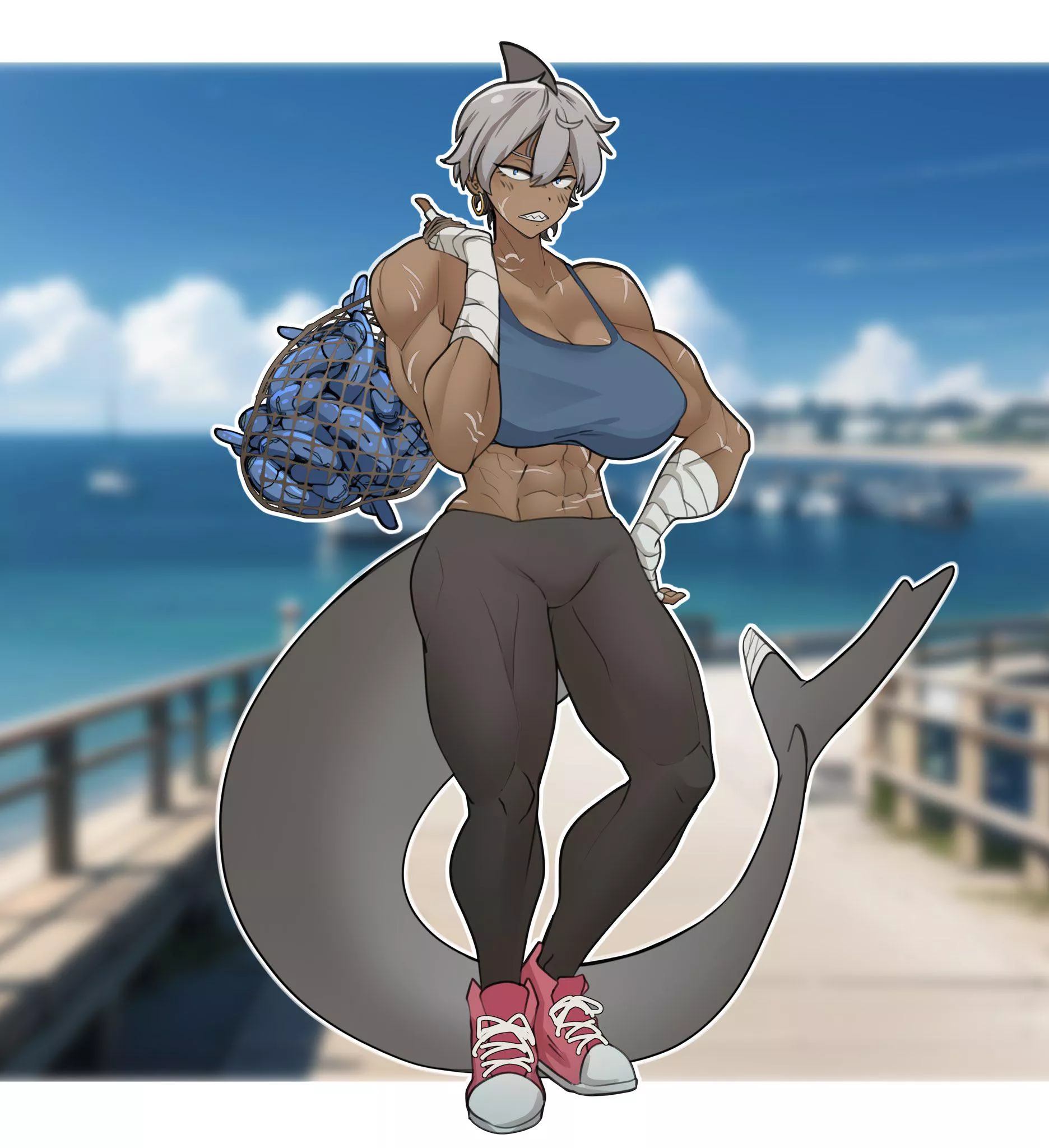 shark for Tomboy Tuesday [@tomboy_addict_]