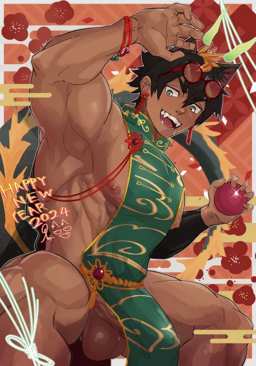 The Only Correct New Year's Celebration (@rororouuuu)