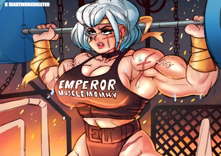 This Sister Lifts For The Golden Throne! [Warhammer 40k] (@ArtworkDeleted)