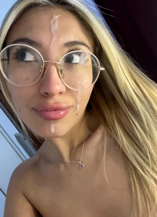 told him not to get cum on my glasses