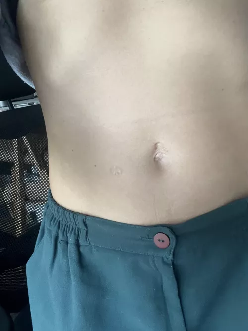 Would you like to put saliva on my belly button?