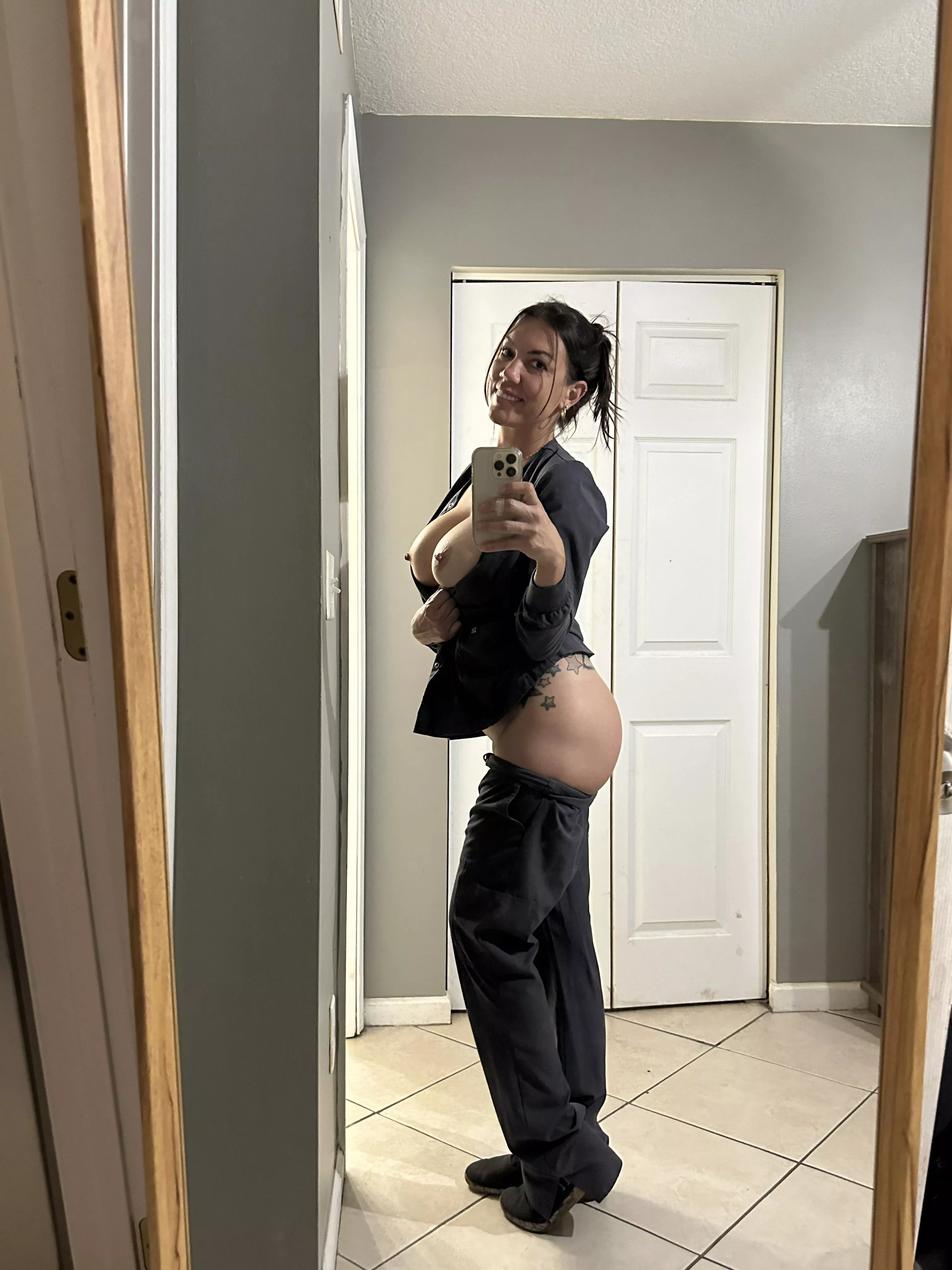 Yes, I can sit on your lap or maybe on your bulge while I’m examining you