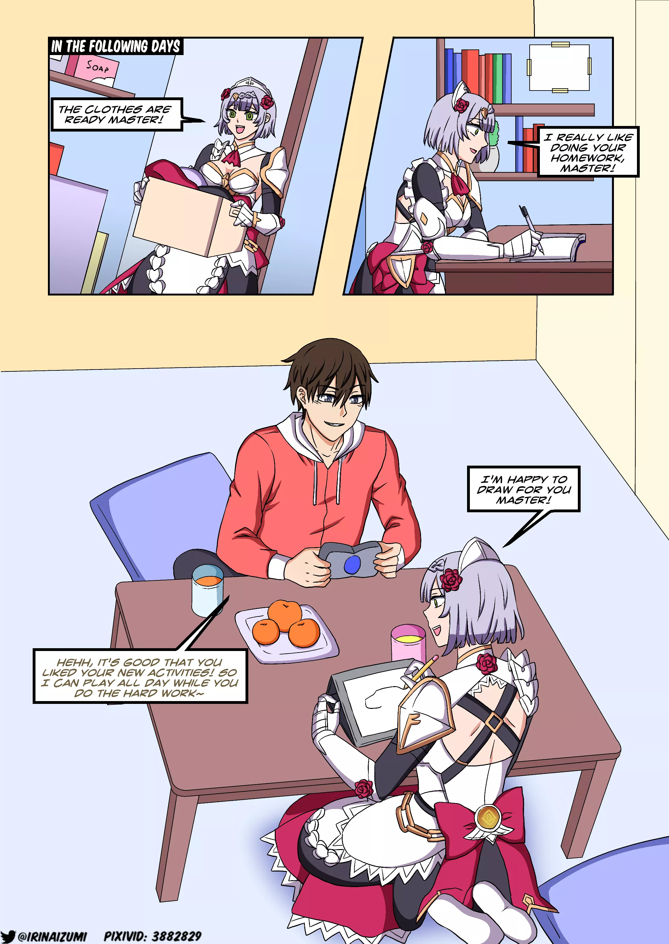 Girl is hypnotized to cosplay and behave like the character