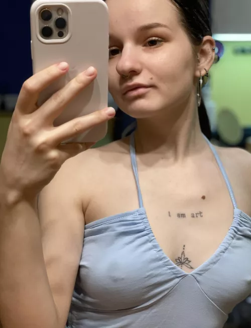 I wanted to take a selfie for you