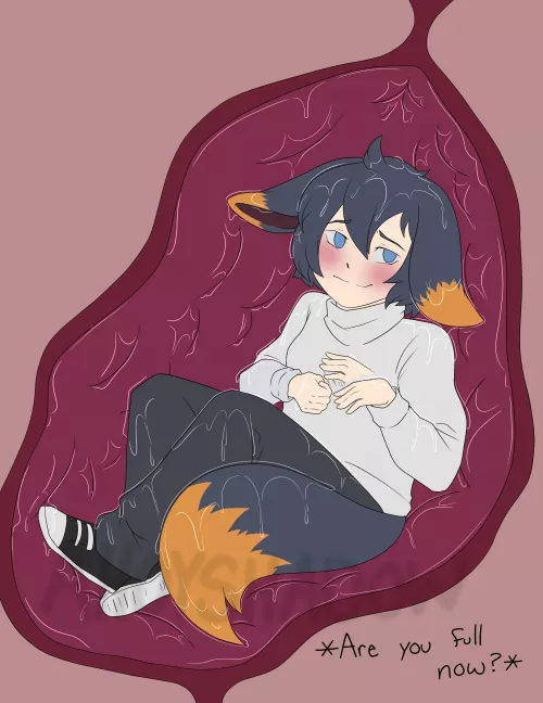 {image} Commission done for u/sharkbit11 Art done by me AhoyShadow [oral] [?/m] [male prey][willing]