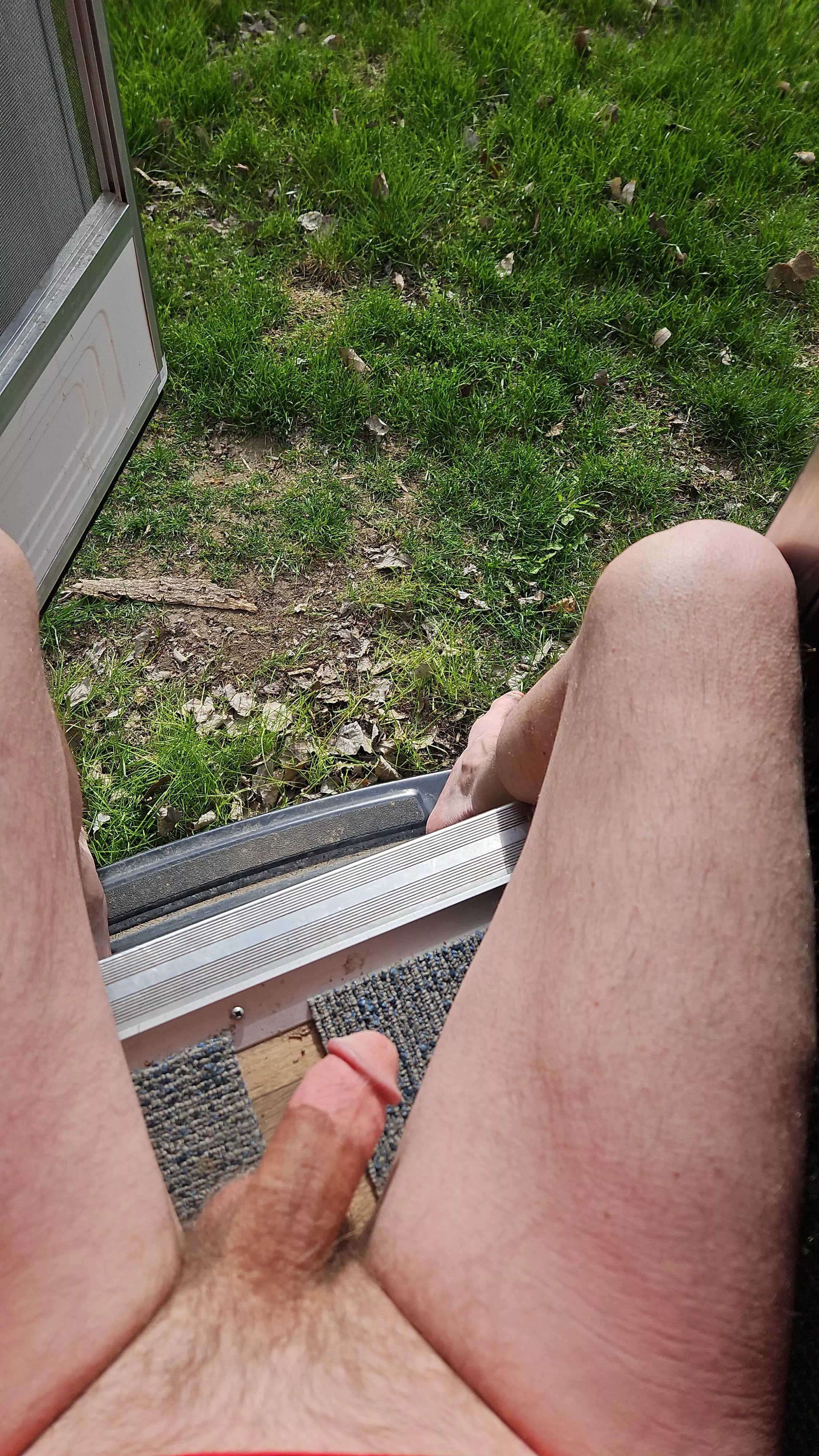 Just sitting in the doorway 