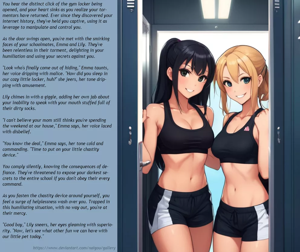 Locked and leash by your bullies Part1