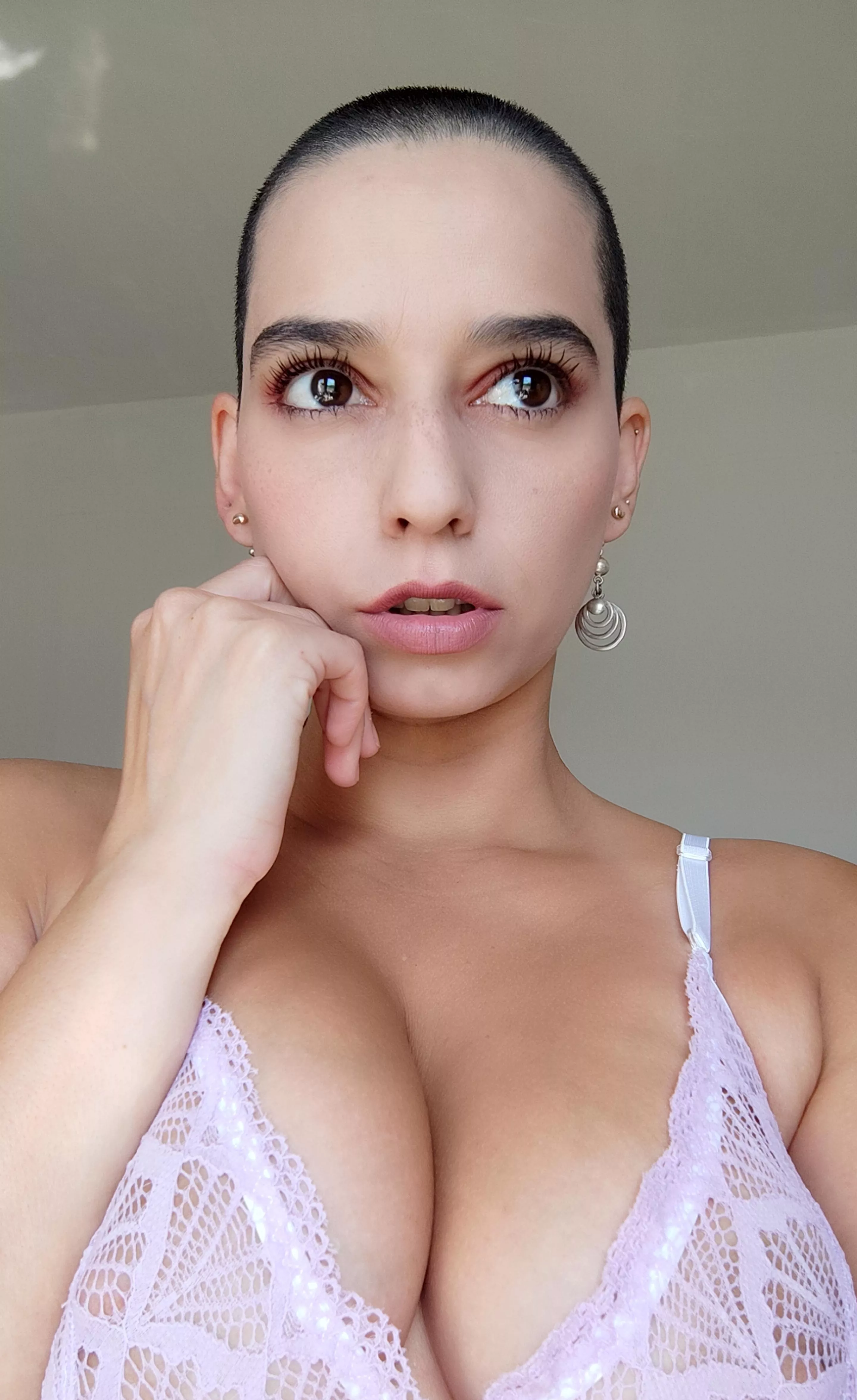 Pussy hairs are also grown 