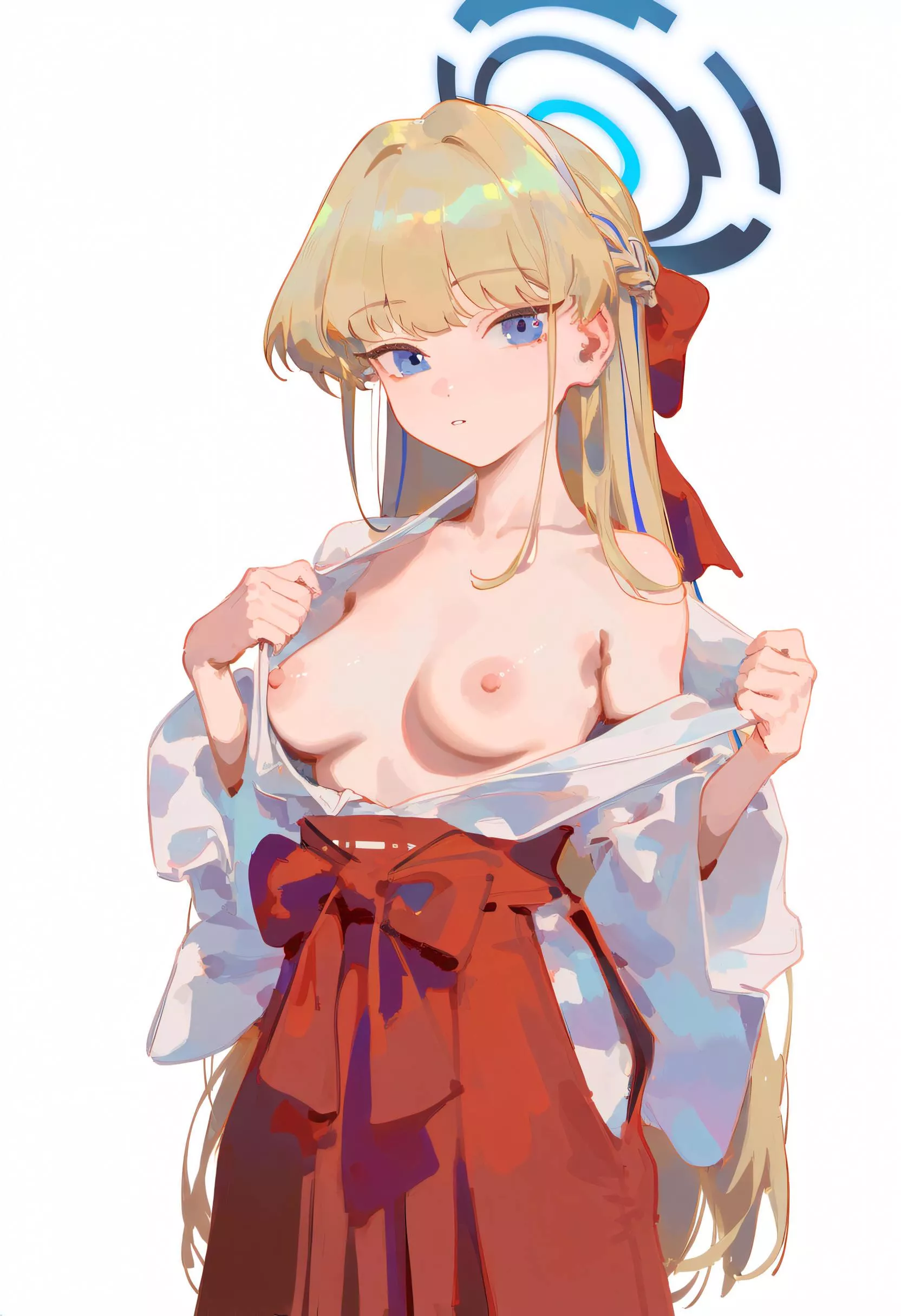 Revealing the perky pair