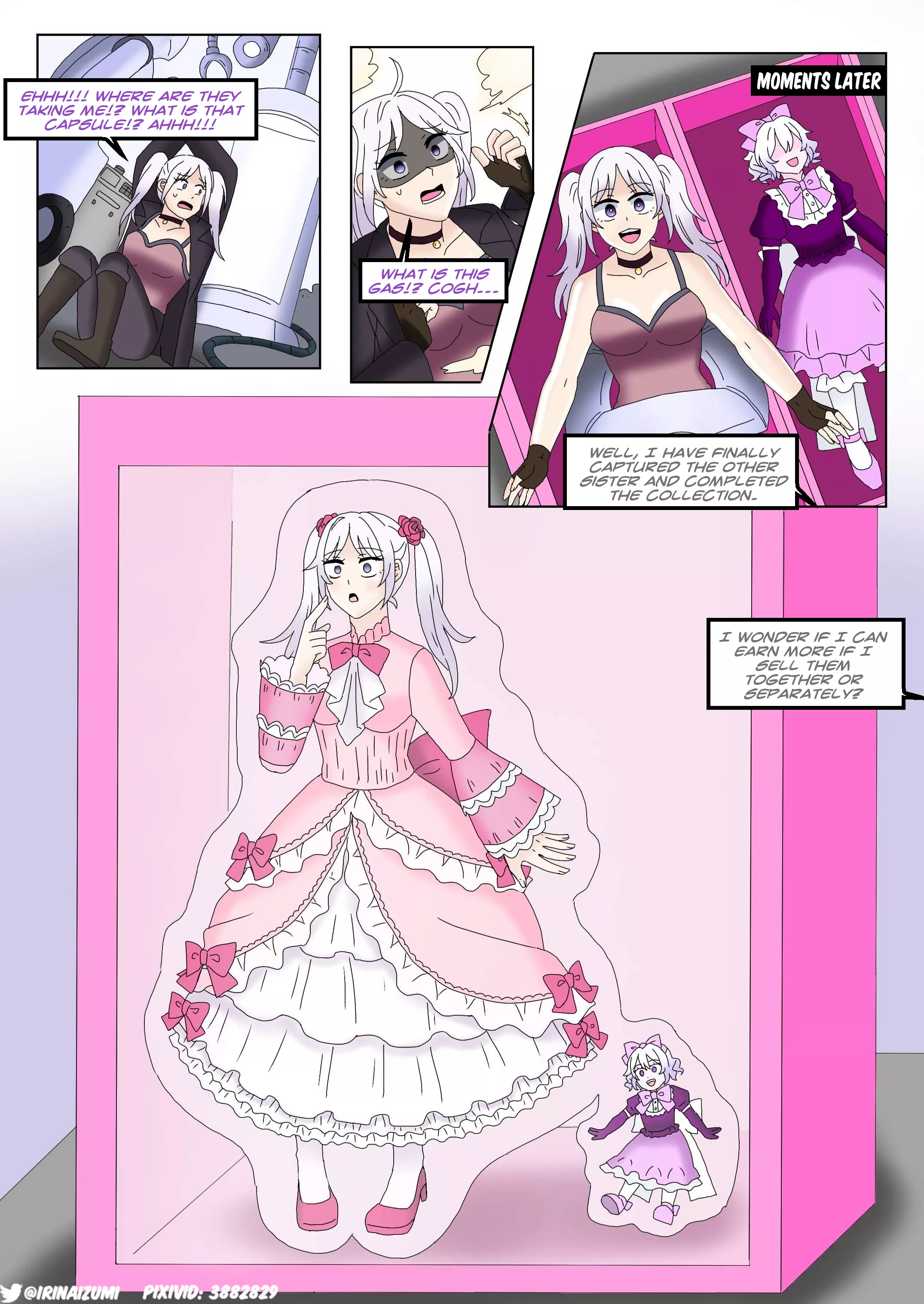 Robin turned into a doll