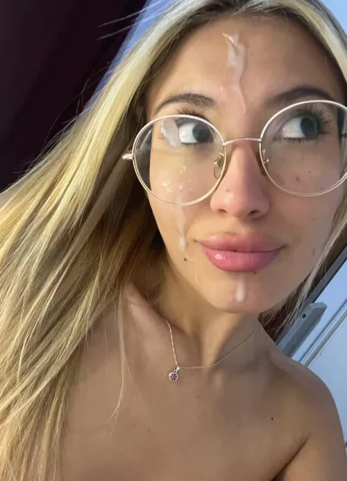 told him not to get cum on my glasses