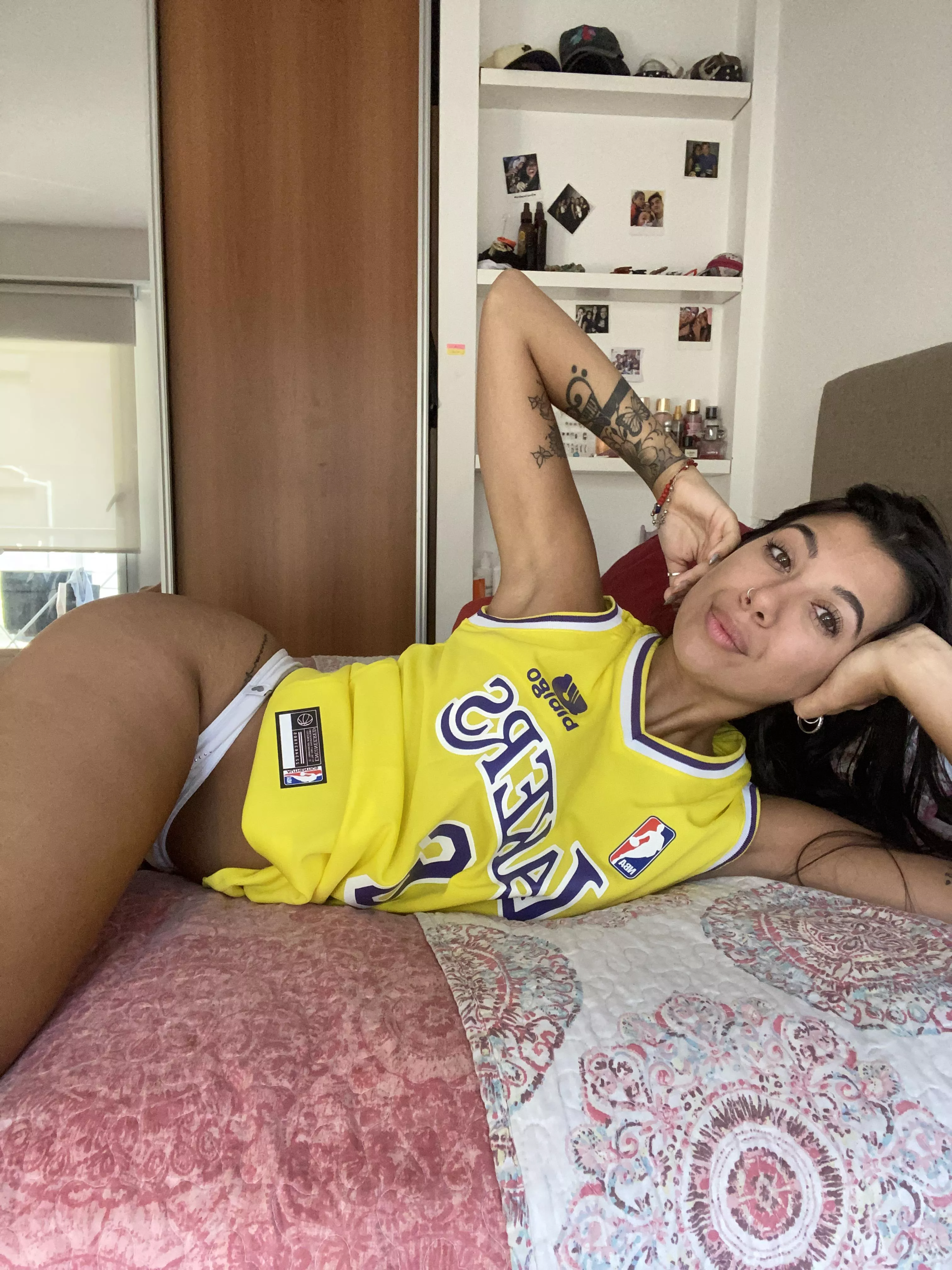 Would you join me on lakers game if I ask nicely?