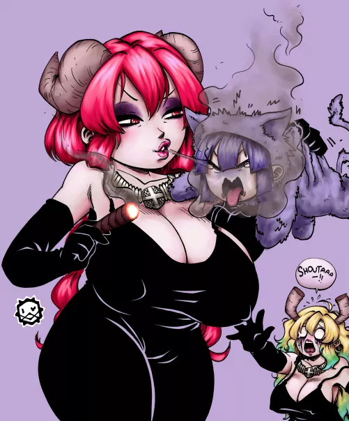 A less elegant and way meaner Ilulu (＞﹏＜) (LePsychoKat)