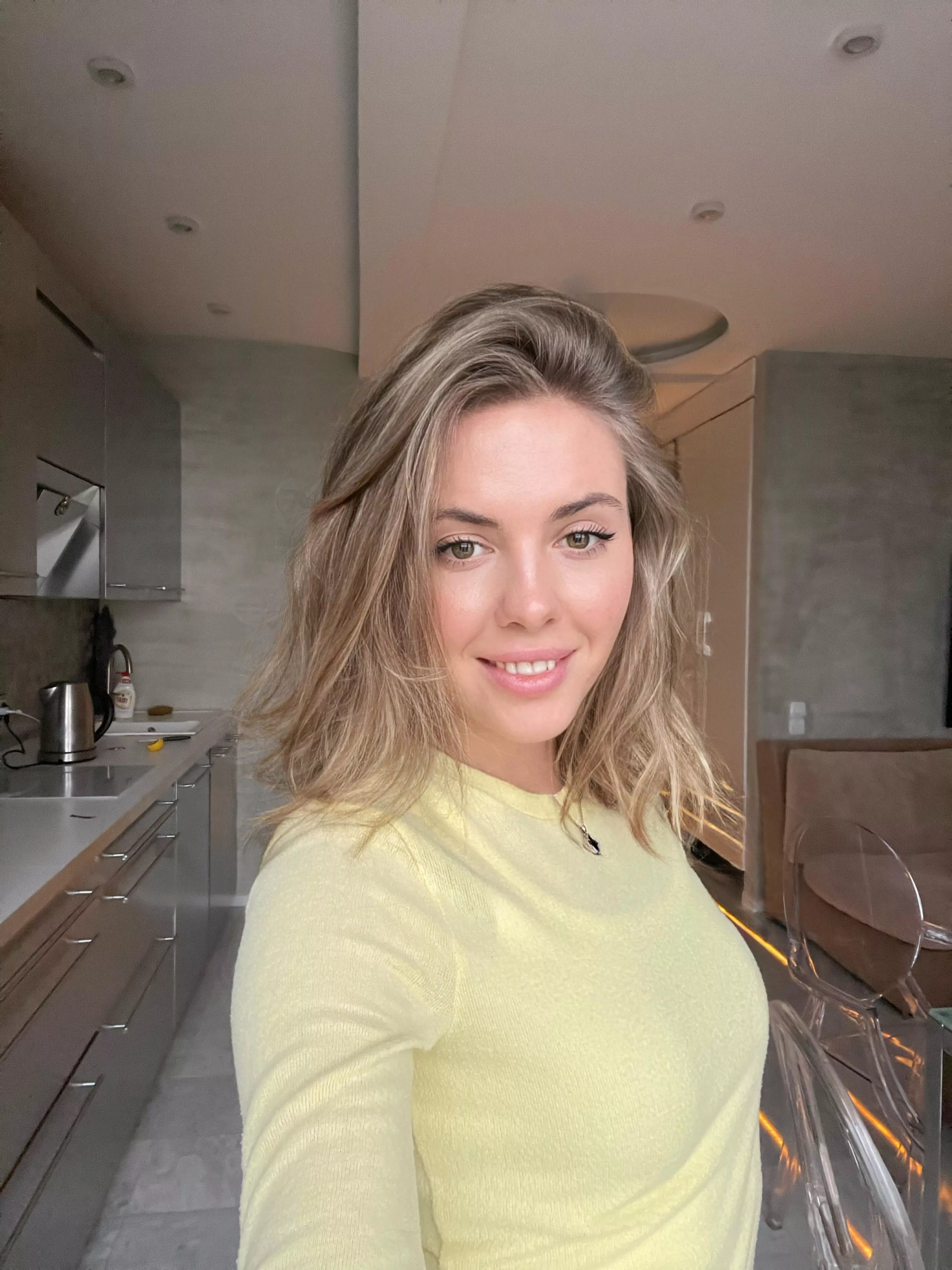 Behind this angelic smile there's a naughty side inside lol