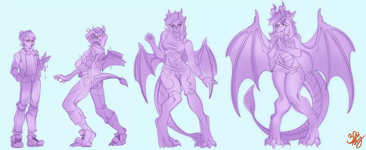 Boy to Dragoness (MtF TFTG) by zloi.pirog