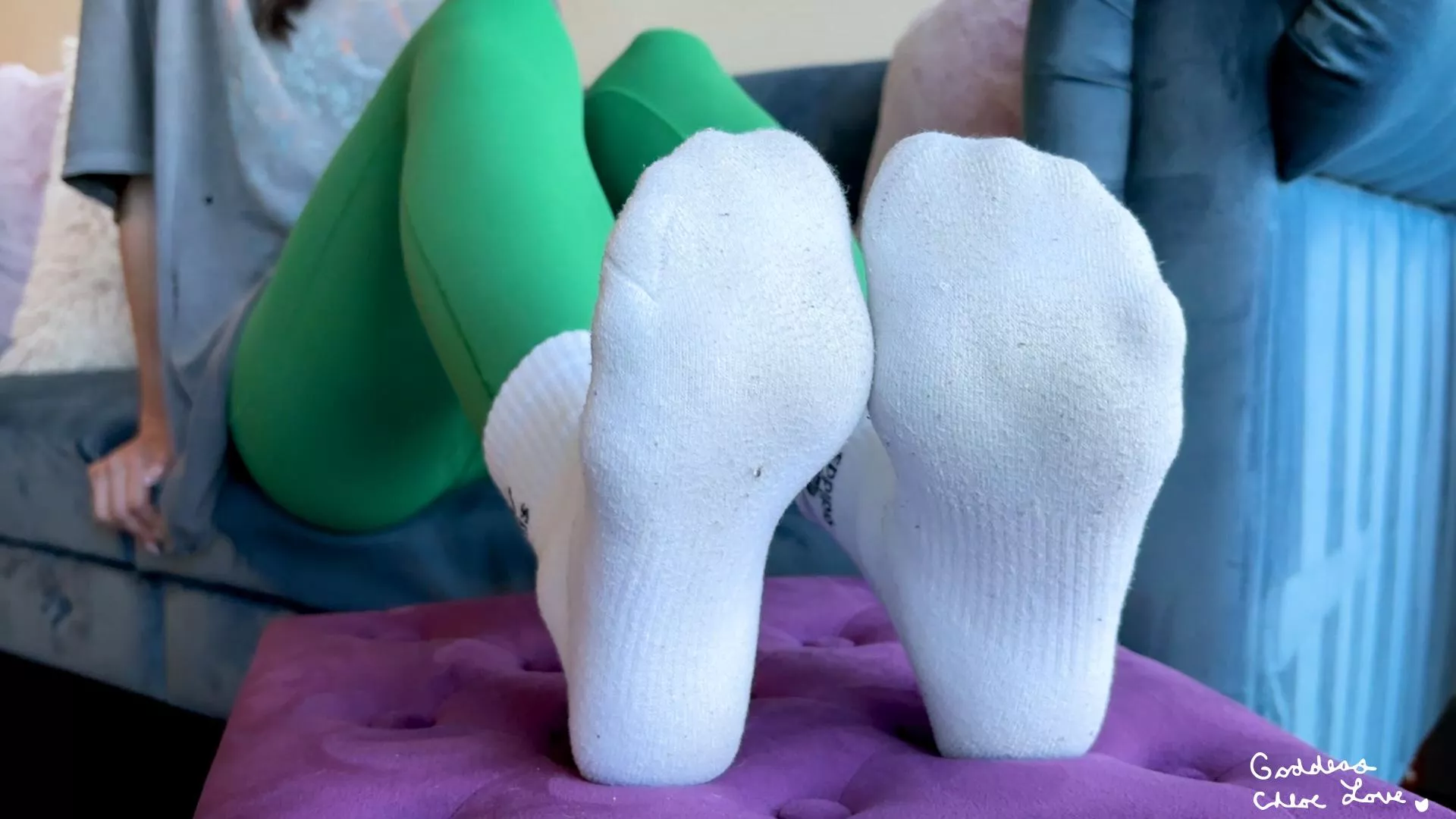 [F] white after yoga socks