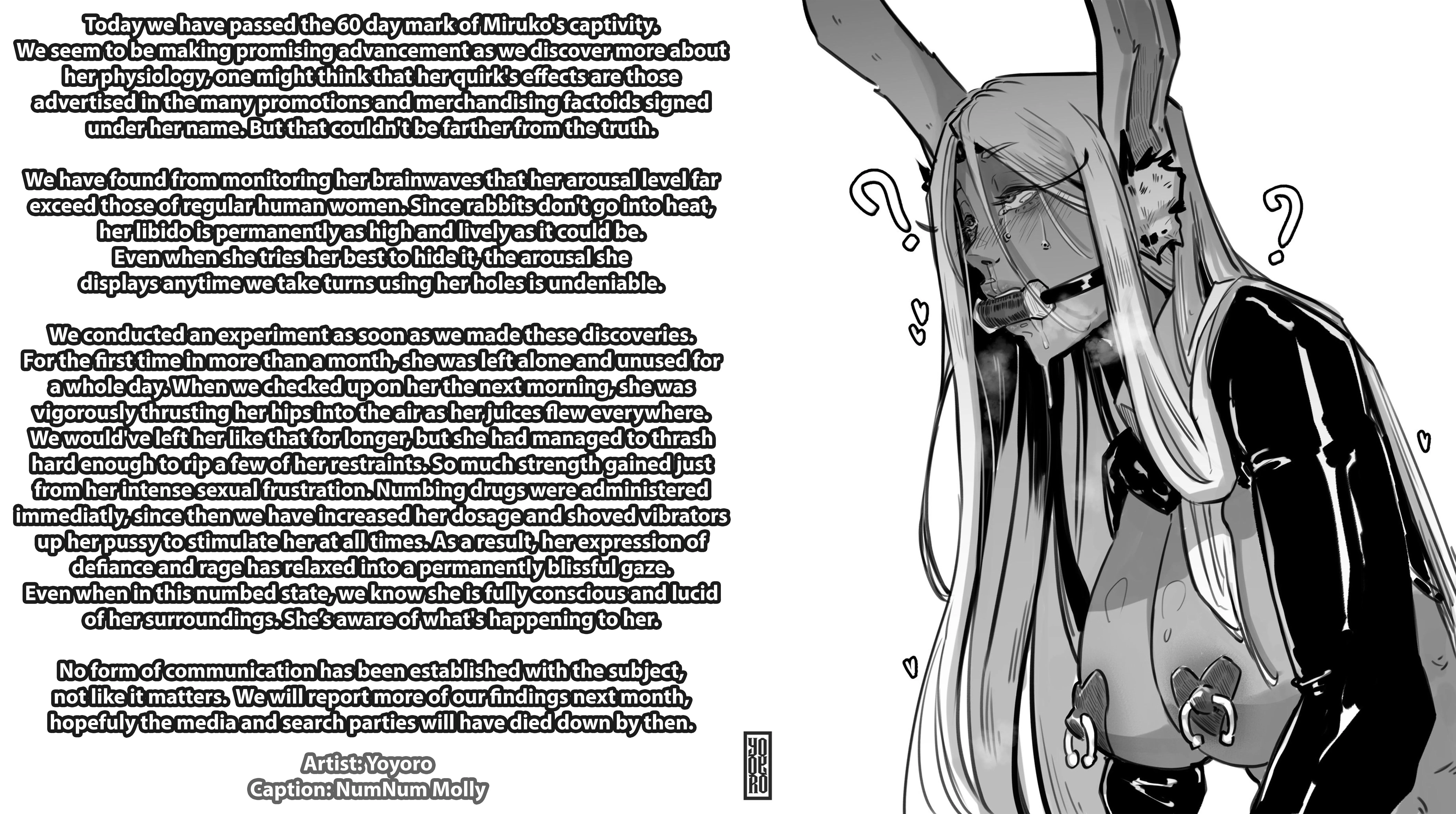 From Hero to Zero [Part 2][MHA][Mirko][Bondage][Noncon][Kidnapping][Drugs][Numbing][Heat][Artist: Yoyoro]