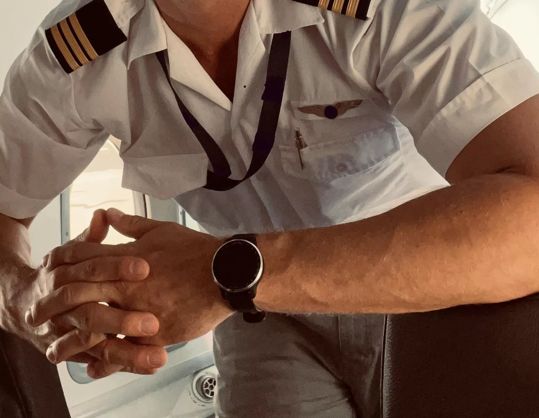 Good Afternoon from the flight deck 😉