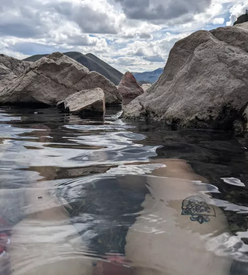Idaho hot spring, tough to beat! 