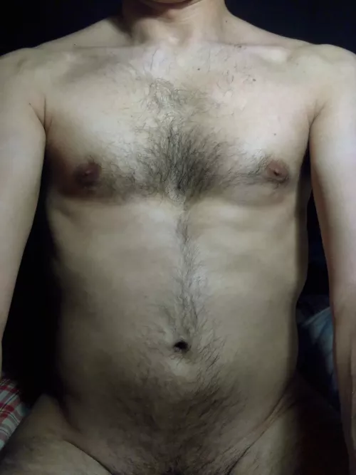 I'm sitting at the edge of the bed, you're on your knees