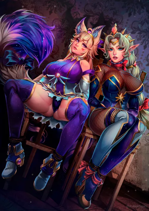 Io and Vora in a Bind (St.Morrigan)