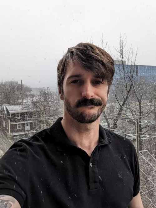 late April snow! (Canada...)