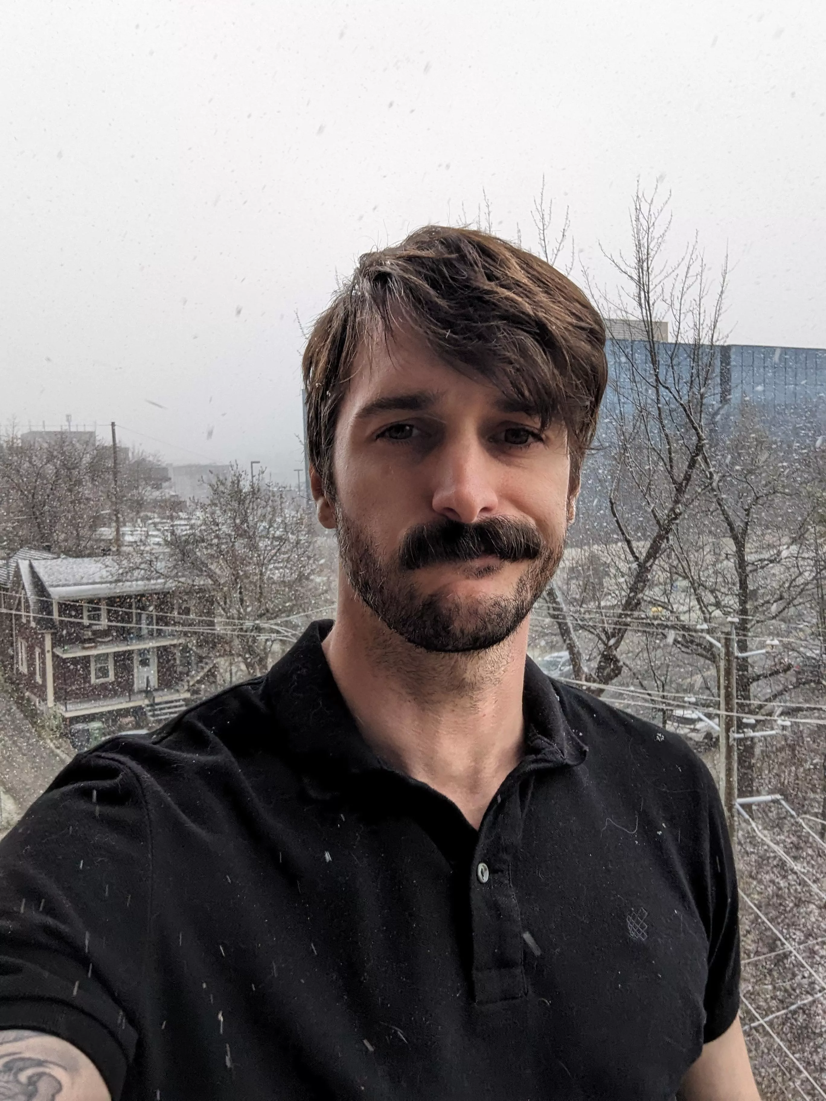 late April snow! (Canada...)