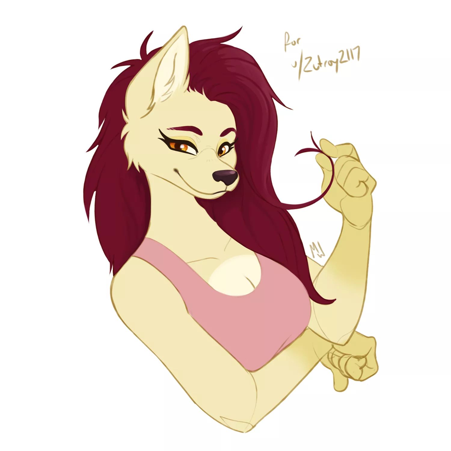 Number 91 in my 100 Furries series. (Art by me @MellowWingArt on X) Sona belongs to u/Zutroy2117. Almost at the finish line!