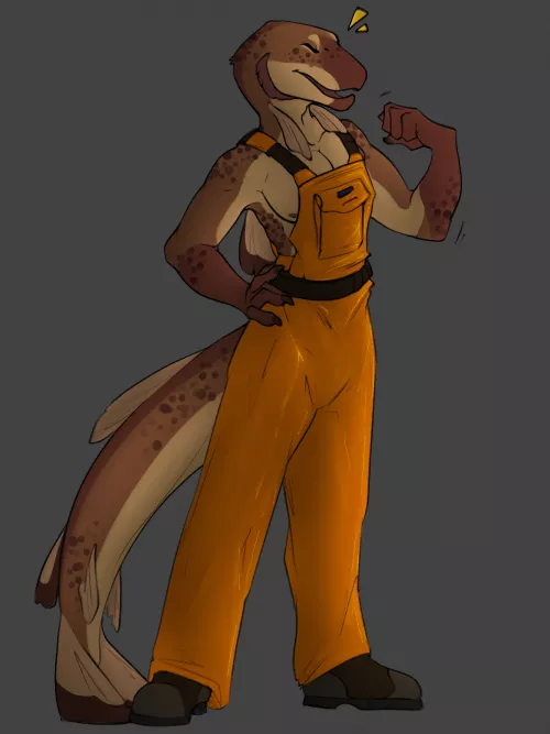 Strong lil guy! :D (art by me)