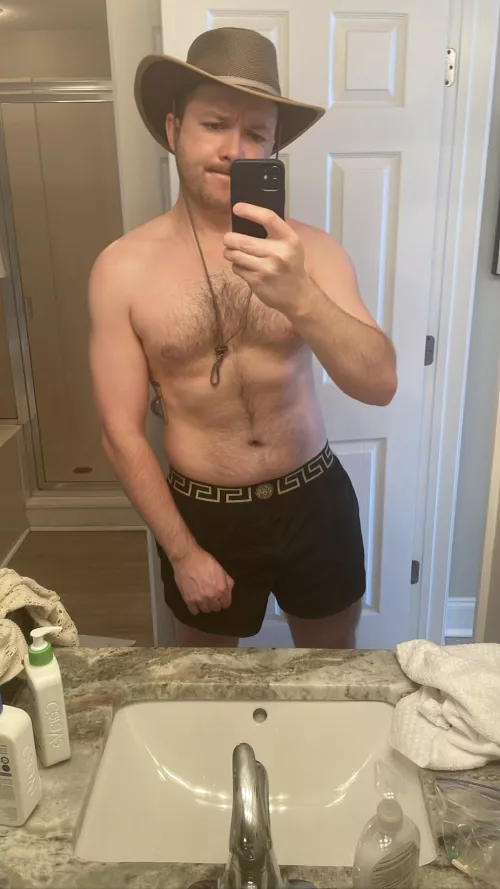 Summer vibes (these are swim trunks I promise)