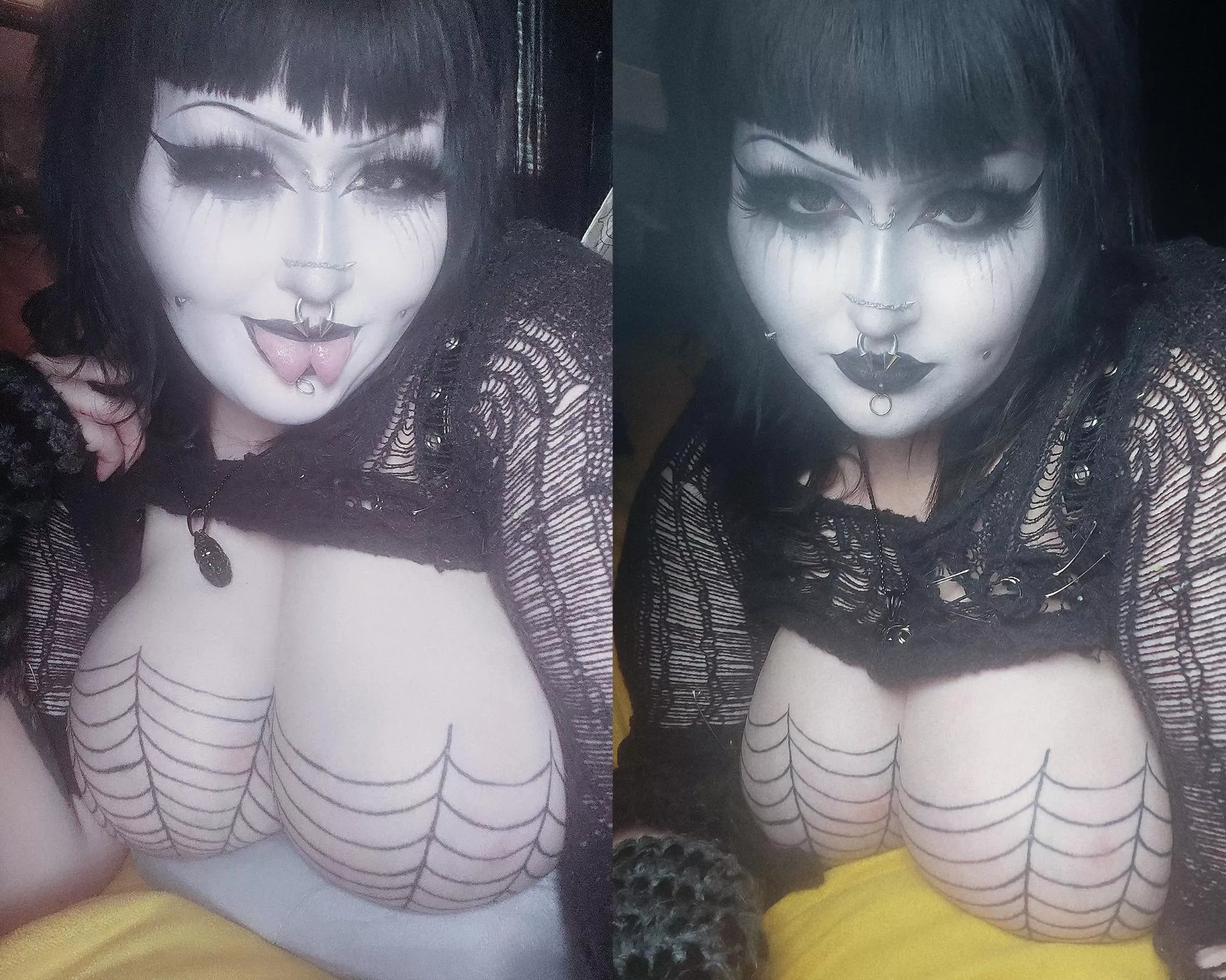 You ever kiss a girl with two tongues? 🖤