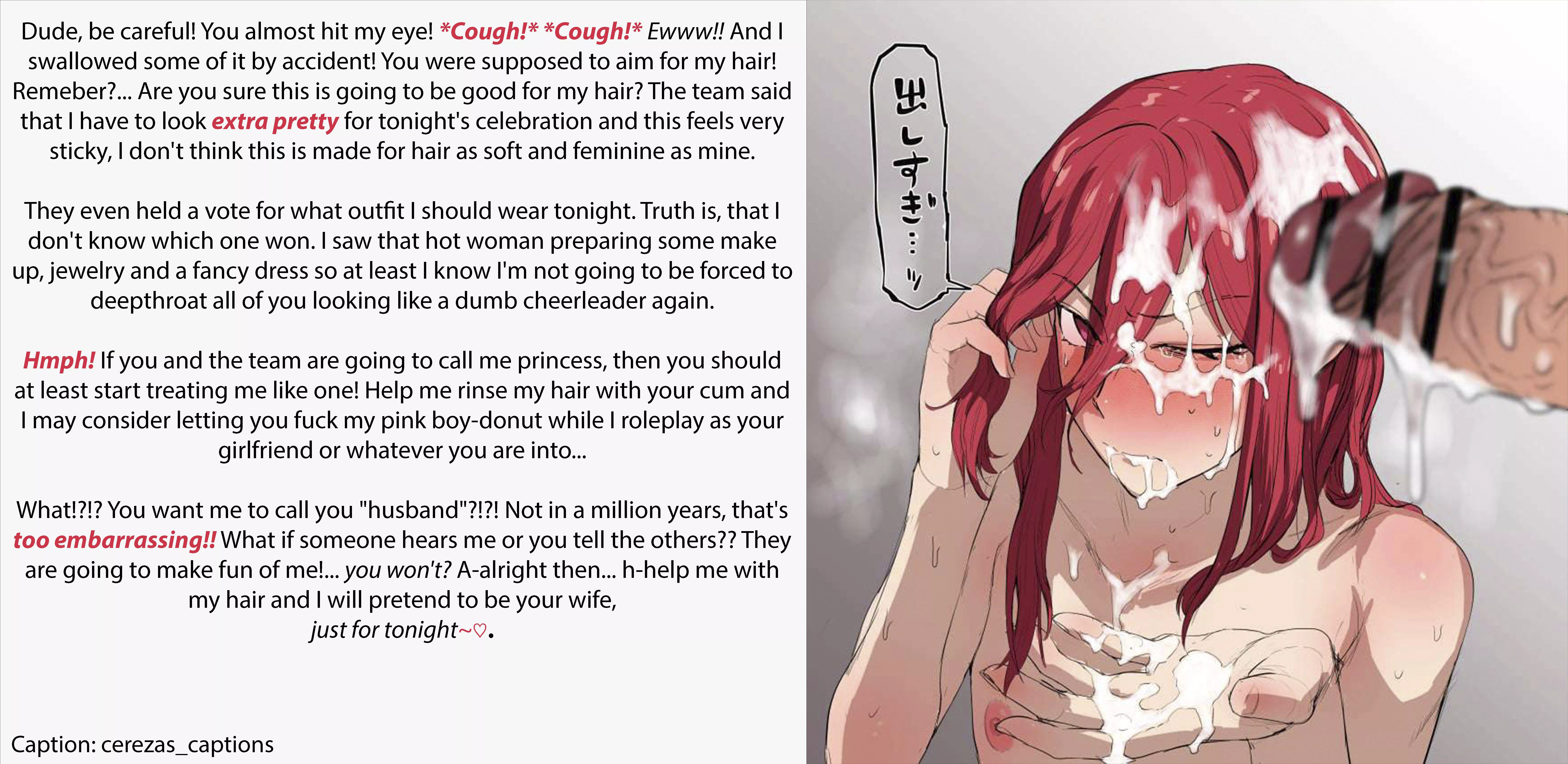 You Told Chigiri Cum Makes His Hair Look Prettier [Femboy][Cumshot][Cum on Hair][Talk of Crossdressing][Teammate][Blue Lock][Artist: pice1234]