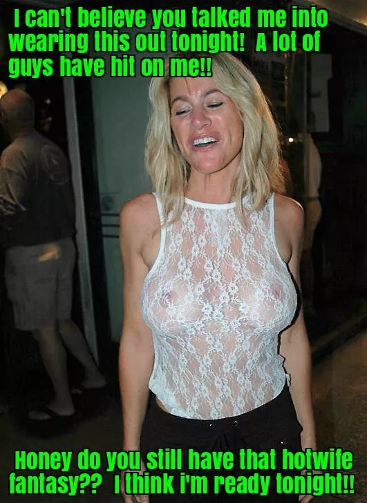 Hotwife getting ready