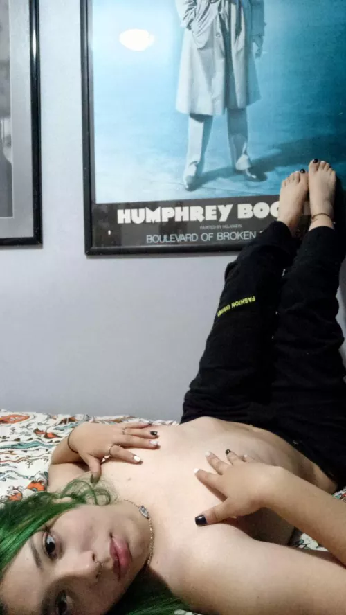 I love the way my hands fit perfectly in my boobs