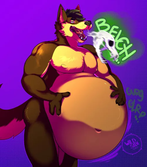 {image} what I would give to be apart of YOUR belly and ass! piece by: wildside